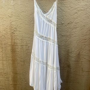 Beautiful sheer and lace slip dress by Free People XS